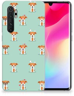 B2Ctelecom TPU Siliconen Hoesje Xiaomi Mi Note 10 Lite Telefoon Hoesje Pups