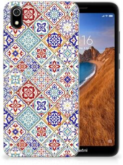 B2Ctelecom TPU Siliconen Hoesje Xiaomi Redmi 7A Tiles Color