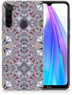 B2Ctelecom TPU Siliconen Hoesje Xiaomi Redmi Note 8T Bloemen