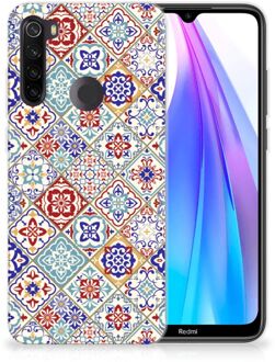 B2Ctelecom TPU Siliconen Hoesje Xiaomi Redmi Note 8T Tiles Color