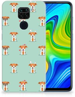 B2Ctelecom TPU Siliconen Hoesje Xiaomi Redmi Note9 Telefoon Hoesje Pups