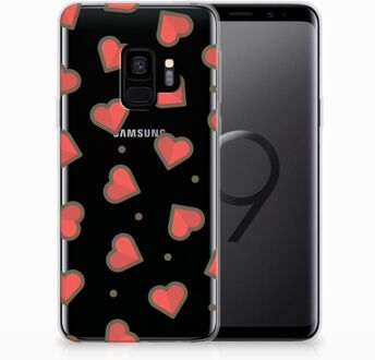 B2Ctelecom TPU-siliconen Siliconen Hoesje Samsung S9 Hearts