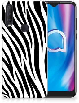 B2Ctelecom Trendy Telefoonhoesjes Alcatel 1S (2020) Smartphone hoesje Zebra