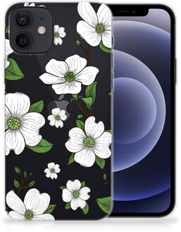 B2Ctelecom Trendy Telefoonhoesjes iPhone 12 | 12 Pro (6.1") Smartphone hoesje Dogwood Flowers