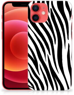 B2Ctelecom Trendy Telefoonhoesjes iPhone 12 Mini Smartphone hoesje Zebra