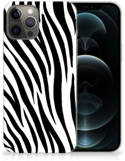 B2Ctelecom Trendy Telefoonhoesjes iPhone 12 Pro Max Smartphone hoesje Zebra