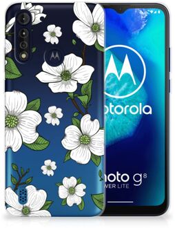 B2Ctelecom Trendy Telefoonhoesjes Motorola Moto G8 Power Lite Smartphone hoesje Dogwood Flowers