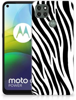 B2Ctelecom Trendy Telefoonhoesjes Motorola Moto G9 Power Smartphone hoesje Zebra