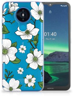 B2Ctelecom Trendy Telefoonhoesjes Nokia 1.4 Smartphone hoesje Dogwood Flowers