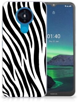 B2Ctelecom Trendy Telefoonhoesjes Nokia 1.4 Smartphone hoesje Zebra