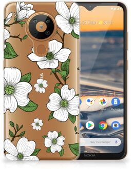 B2Ctelecom Trendy Telefoonhoesjes Nokia 5.3 Smartphone hoesje Dogwood Flowers