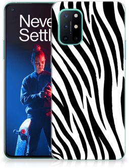 B2Ctelecom Trendy Telefoonhoesjes OnePlus 8T Smartphone hoesje Zebra