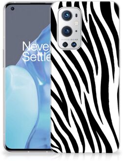 B2Ctelecom Trendy Telefoonhoesjes OnePlus 9 Pro Smartphone hoesje Zebra