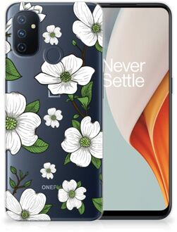 B2Ctelecom Trendy Telefoonhoesjes OnePlus Nord N100 Smartphone hoesje Dogwood Flowers