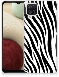 B2Ctelecom Trendy Telefoonhoesjes Samsung Galaxy A12 Smartphone hoesje Zebra