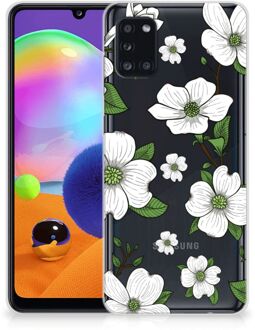 B2Ctelecom Trendy Telefoonhoesjes Samsung Galaxy A31 Smartphone hoesje Dogwood Flowers