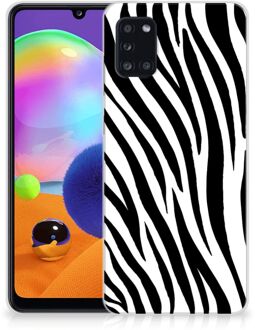 B2Ctelecom Trendy Telefoonhoesjes Samsung Galaxy A31 Smartphone hoesje Zebra