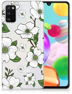 B2Ctelecom Trendy Telefoonhoesjes Samsung Galaxy A41 Smartphone hoesje Dogwood Flowers