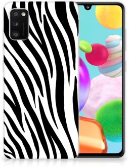 B2Ctelecom Trendy Telefoonhoesjes Samsung Galaxy A41 Smartphone hoesje Zebra