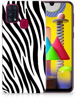 B2Ctelecom Trendy Telefoonhoesjes Samsung Galaxy M31 Smartphone hoesje Zebra