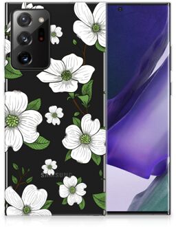 B2Ctelecom Trendy Telefoonhoesjes Samsung Galaxy Note20 Ultra Smartphone hoesje Dogwood Flowers