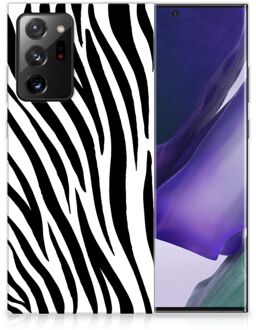 B2Ctelecom Trendy Telefoonhoesjes Samsung Galaxy Note20 Ultra Smartphone hoesje Zebra