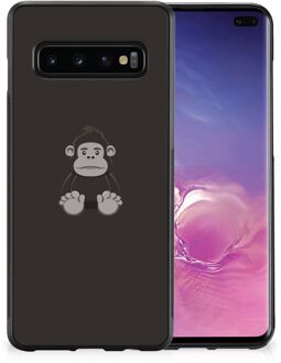 B2Ctelecom Trendy Telefoonhoesjes Samsung Galaxy S10+ GSM Hoesje met Zwarte rand Gorilla