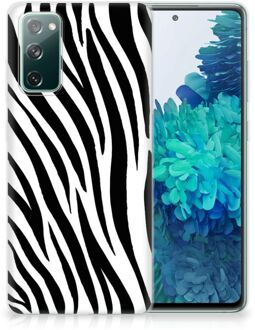 B2Ctelecom Trendy Telefoonhoesjes Samsung Galaxy S20 FE Smartphone hoesje Zebra