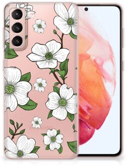 B2Ctelecom Trendy Telefoonhoesjes Samsung Galaxy S21 Smartphone hoesje Dogwood Flowers