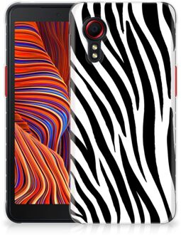 B2Ctelecom Trendy Telefoonhoesjes Samsung Galaxy Xcover 5 Smartphone hoesje Zebra