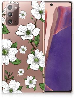 B2Ctelecom Trendy Telefoonhoesjes Samsung Note 20 Smartphone hoesje Dogwood Flowers