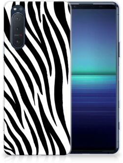 B2Ctelecom Trendy Telefoonhoesjes Sony Xperia 5II Smartphone hoesje Zebra