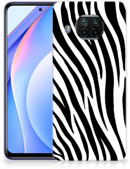 B2Ctelecom Trendy Telefoonhoesjes Xiaomi Mi 10T Lite Smartphone hoesje Zebra