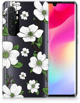 B2Ctelecom Trendy Telefoonhoesjes Xiaomi Mi Note 10 Lite Smartphone hoesje Dogwood Flowers