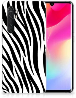 B2Ctelecom Trendy Telefoonhoesjes Xiaomi Mi Note 10 Lite Smartphone hoesje Zebra