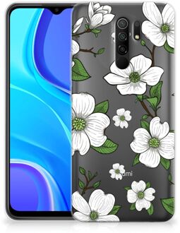 B2Ctelecom Trendy Telefoonhoesjes Xiaomi Redmi 9 Smartphone hoesje Dogwood Flowers