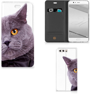 B2Ctelecom Uniek Design Hoesje Kat Huawei P10 Plus