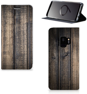 B2Ctelecom Uniek Design Hoesje Samsung Galaxy S9 Hout