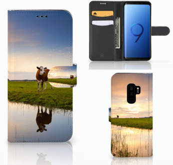 B2Ctelecom Uniek Design Hoesje Samsung Galaxy S9 Plus Koeien