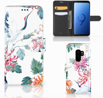 B2Ctelecom Uniek Design Hoesje Samsung Galaxy S9 Plus Kraanvogel