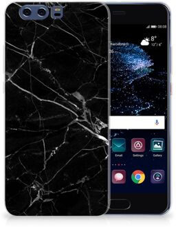 B2Ctelecom Uniek TPU Hoesje Marmer Zwart Huawei P10 Plus