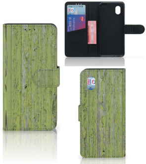 B2Ctelecom Wallet Book Case Alcatel 1B (2020) Telefoon Hoesje Green Wood