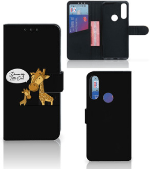 B2Ctelecom Wallet Book Case Alcatel 1S 2020 GSM Hoesje Giraffe