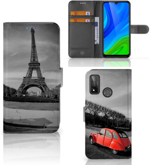 B2Ctelecom Wallet Book Case Huawei P Smart 2020 Hoesje Eiffeltoren