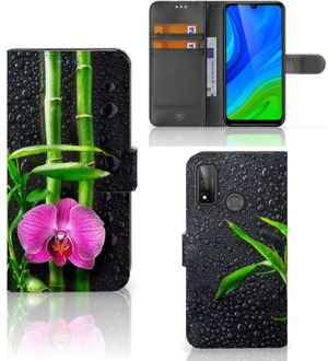 B2Ctelecom Wallet Book Case Huawei P Smart 2020 Hoesje Orchidee