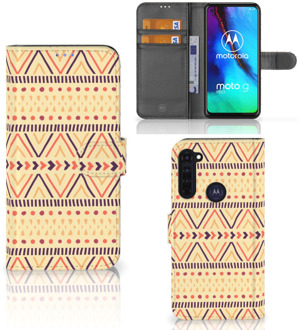 B2Ctelecom Wallet Book Case Motorola Moto G Pro GSM Hoesje Aztec Yellow