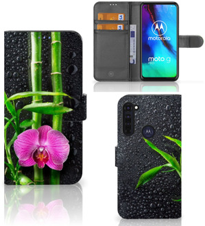 B2Ctelecom Wallet Book Case Motorola Moto G Pro Hoesje Orchidee