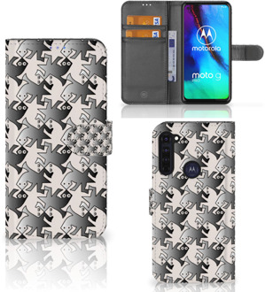 B2Ctelecom Wallet Book Case Motorola Moto G Pro Smartphone Hoesje Salamander Grey