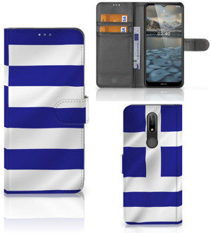 B2Ctelecom Wallet Book Case Nokia 2.4 GSM Hoesje Griekenland