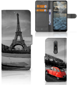 B2Ctelecom Wallet Book Case Nokia 2.4 Hoesje Eiffeltoren